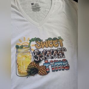 White 'Sweet Summer Time' Graphic Tee